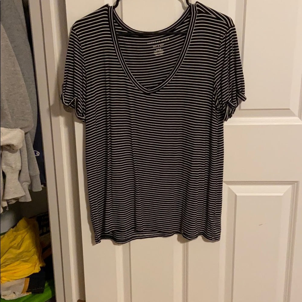V-neck tee shirt